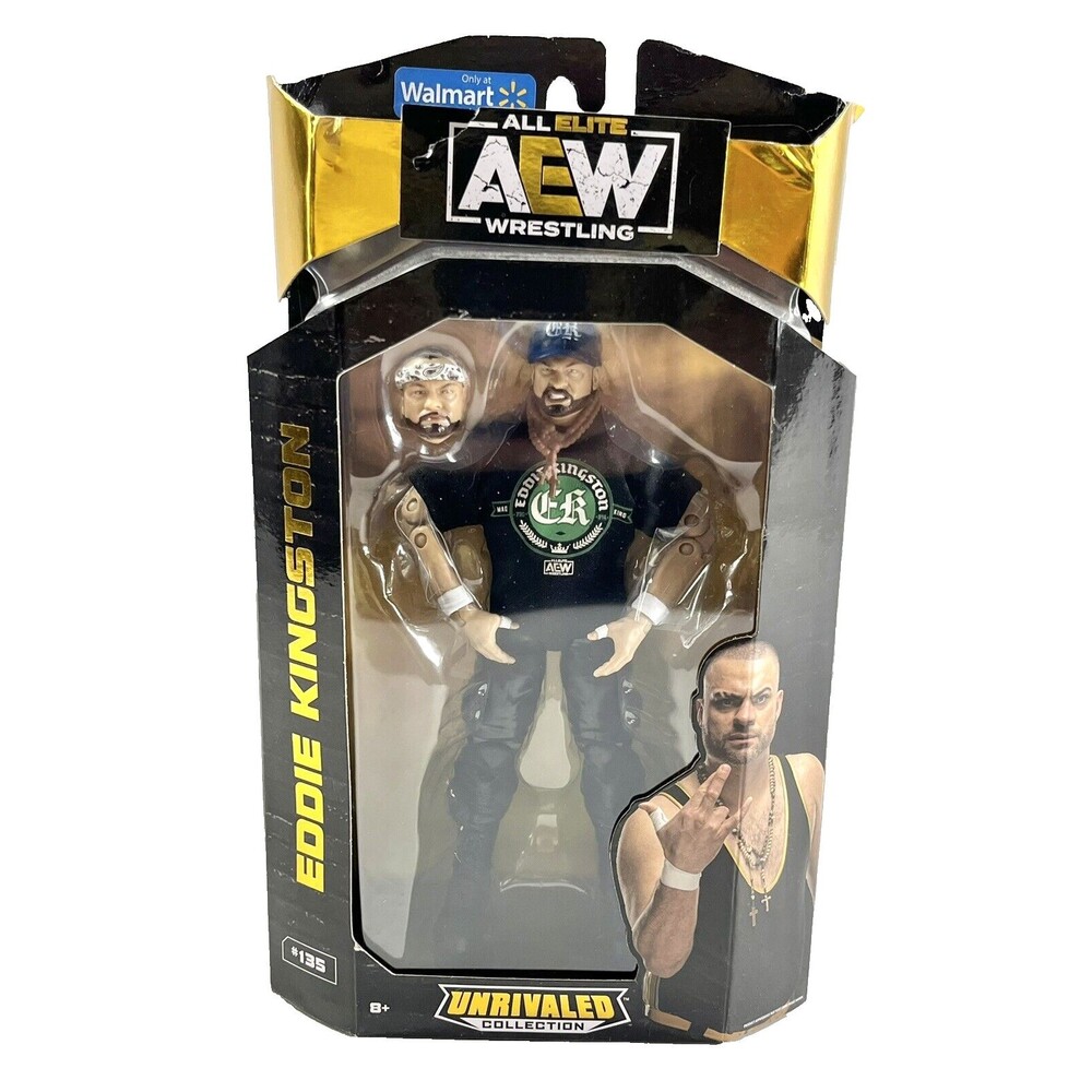 AEW Unrivaled #135 Eddie Kingston Jazwares Walmart Exclusive Figure New Sealed